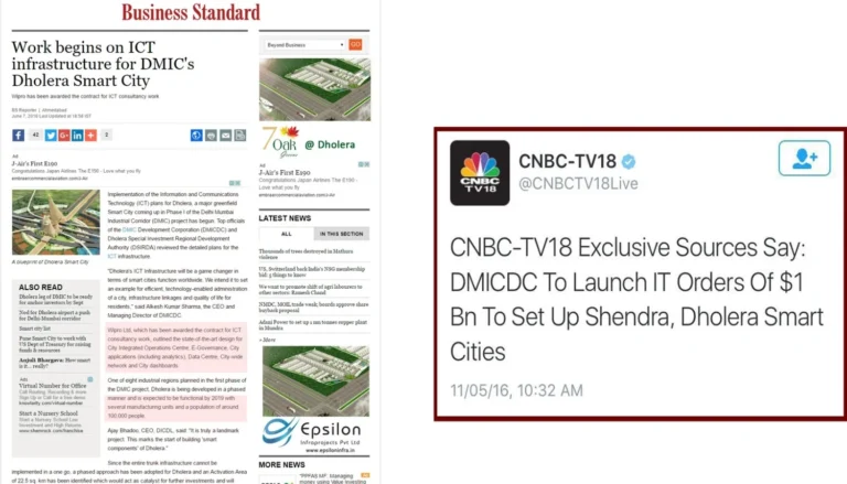 Dholera Smart City News